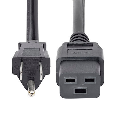 Cable De Corriente De 1.8 Metros De Alimentación - Servicio Pesado - 14awg - Nema 5-15p A C19 - 15a 125v - Startech.Com Modelo Pxt515c19146