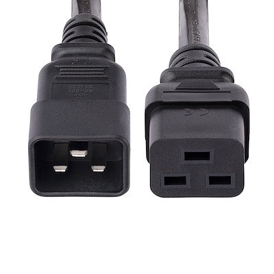 Cable De Corriente De 1.8 Metros De Extensión - 14awg - C19 A C20 - 15a 250v - Servicio Pesado - Cable De Alimentación - Startech.Com Modelo Pxtc19c20146