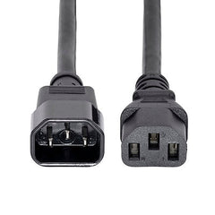 Cable De Corriente De 1.8 Metros De Extension - C14 A C13 - 14 Awg - 15a 125v - Cable Extensor - Startech.Com Modelo Pxt100146