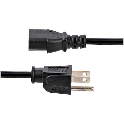 Cable De Corriente De 1 Metro De Alimentacion De Servicio Pesado, Cable De Alimentacion - Nema 5-15p A C13 - 15a 125v - 14awg - Ul - Startech.Com Modelo Pxt101143