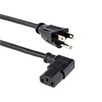 Cable De Corriente De 1 Metro Estandar De Alimentacion De Computadora, Acodado En Angulo Recto - 18awg - Nema 5-15p A C13 - 10a 125v - Startech.Com Modelo Pxt101l3