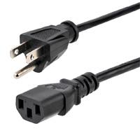 Cable De Corriente De 7.6 Metros Estándar De Alimentación De Computadora, Nema 5-15p A C13, 10a 125v, 18awg, Cable De Repuesto Para Impresora - Startech.Com Modelo Pxt10125