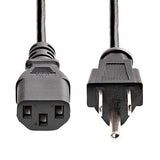 Cable De Corriente De 7.6 Metros Estándar De Alimentación De Computadora, Nema 5-15p A C13, 10a 125v, 18awg, Cable De Repuesto Para Impresora - Startech.Com Modelo Pxt10125