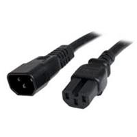 Cable De Corriente De 91cm De Extensión - 14 Awg - 15a 250v - Jumper Bridge Iec C14 A Iec C15 Para Servidor Ups - Servicio Pesado - Startech.Com Modelo Pxtc14c153