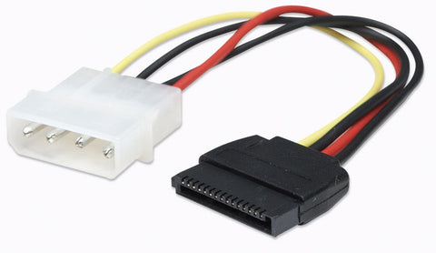 Cable De Energia Sata De 4 A 15 Pines 16cm, Manhattan 342766