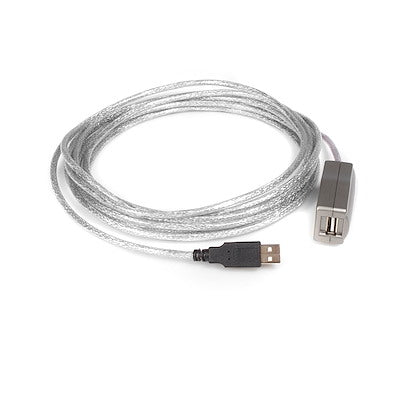 Cable De Extensión Alargador De 4.5 Metros Extensor Activo Usb 2.0 - Soporta Conexión En Cascada De Hasta 5 Niveles - Macho A Hembra Usb A - Startech.Com Modelo Usb2faaext15