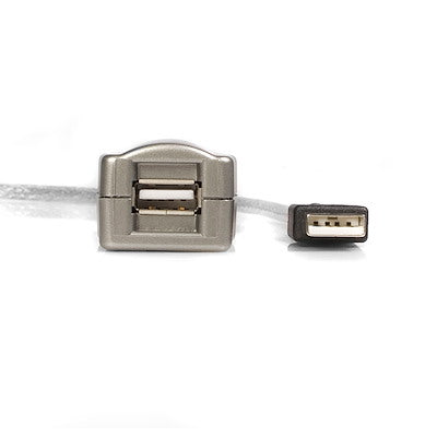 Cable De Extensión Alargador De 4.5 Metros Extensor Activo Usb 2.0 - Soporta Conexión En Cascada De Hasta 5 Niveles - Macho A Hembra Usb A - Startech.Com Modelo Usb2faaext15