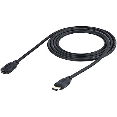 Cable De Extensión Hdmi De 2 Metros - Cable Hdmi Ultra Hd 4k X 2k - Macho A Hembra - Cable Para Extender Hdmi - Startech.Com Modelo Hdext2m