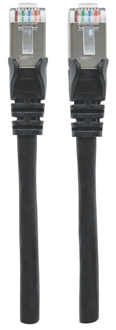 Cable De Red Intellinet Cat6A Sin Ftp, 3.0 M, Negro, 741545