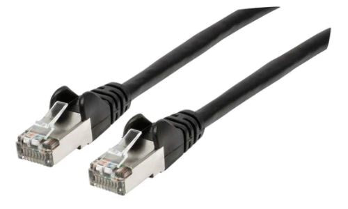 Cable De Red Intellinet Cat6A Sin Ftp, 3.0 M, Negro, 741545