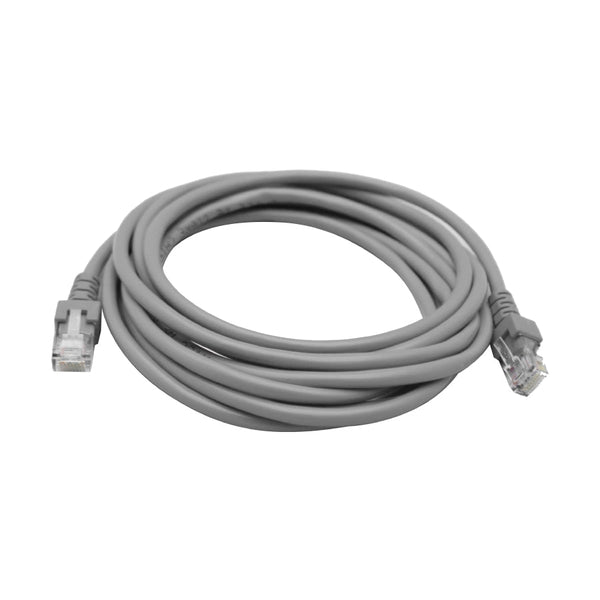 Cable De Red Rj45 Ghia 3 Metros 9 Pies Patch Cord Cat 5e Utp Gris 100cobre