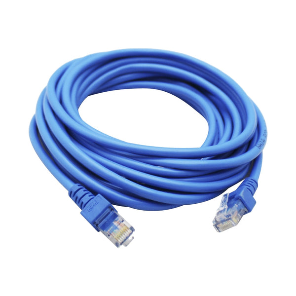 Cable De Red Rj45 Ghia 5 Metros 15 Pies Patch Cord Cat 5e Utp Azul 100cobre