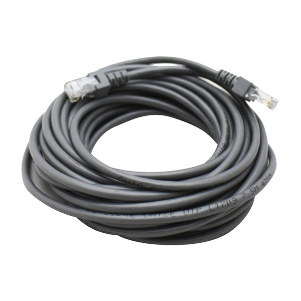 Cable De Red Rj45 Ghia 7.5 Metros 22.5 Pies Patch Cord Cat 5e Utp Gris 100cobre