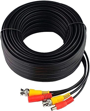 Cable De Video Qian Yao Qcv1701 18 Metros Conexion Bnc Y Energia