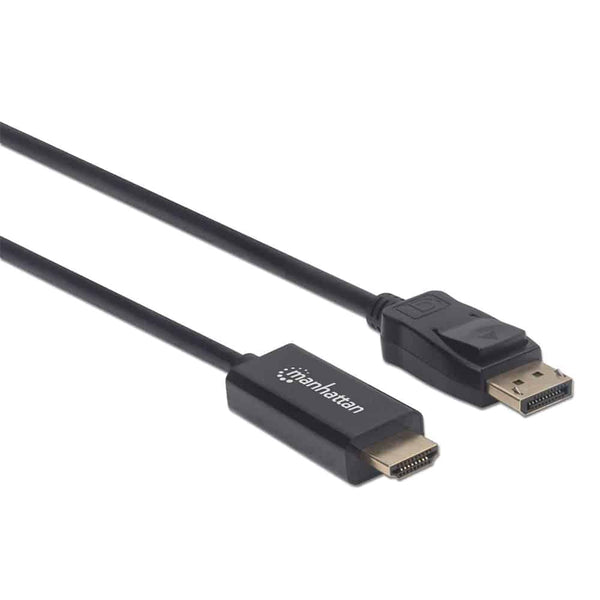 Cable Displayport Manhattan Macho A Hembra Dmi M 4k 1.8m 153201