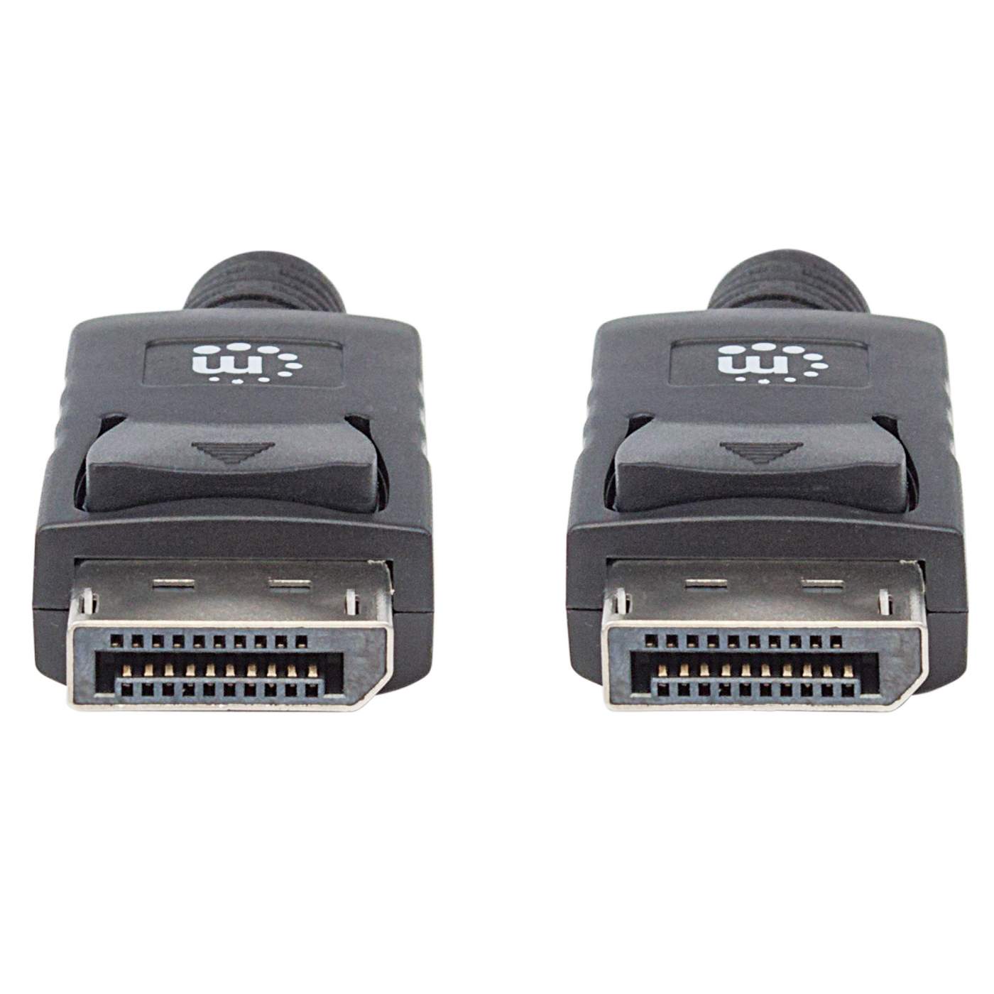Cable Displayport Manhattan Macho-Macho 1 Metro Negro Blindado 4k@60hz 306935