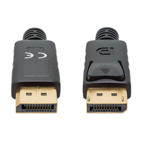Cable Displayport Manhattan v1.4 Macho-Macho, 2.0 Metros negro econ. 8k60hz 355575