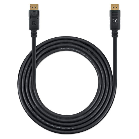 Cable Displayport Manhattan v1.4 Macho-Macho, 2.0 Metros negro econ. 8k60hz 355575
