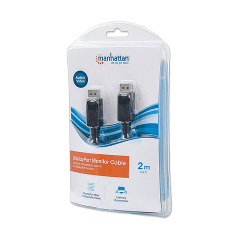 Cable Displayport V1.1 Macho-Macho 2 Metros Negro 1080p 393799