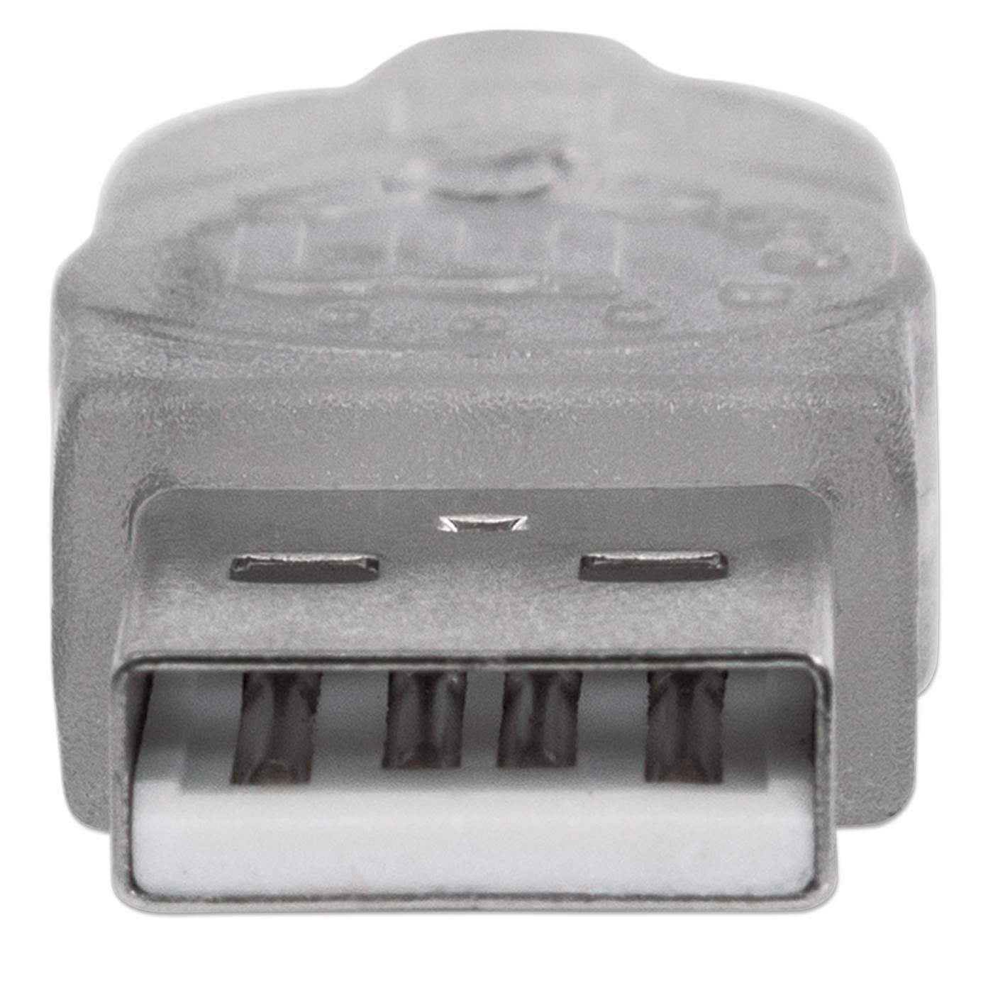 Cable Extension Manhattan Usb V2.0 Macho-Hembra 3.0 Metros Plateado 480 Mbps 340496