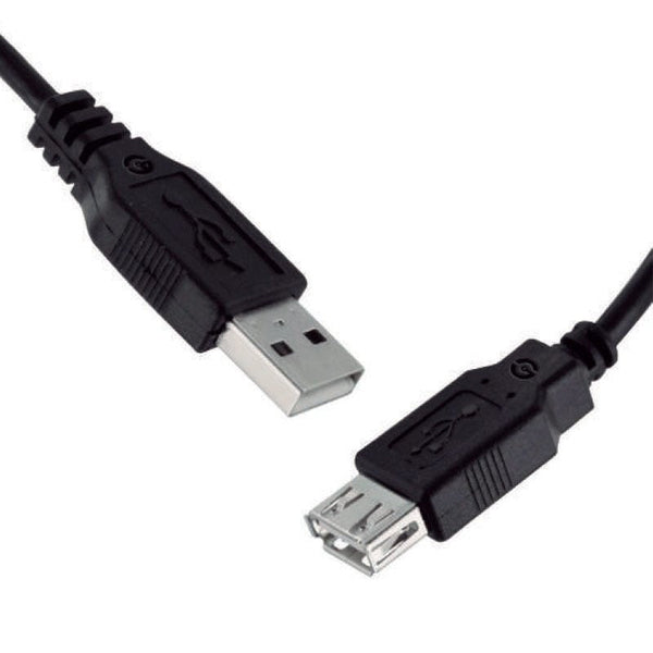 Cable Getttech Jl-3520 Usb 2.0, Usb A-Extension, Negro, 1.5 Metros