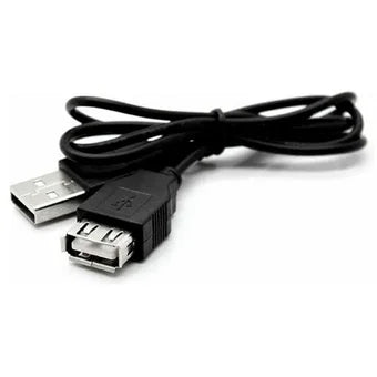 Cable Getttech Jl-3520 Usb 2.0, Usb A-Extension, Negro, 1.5 Metros