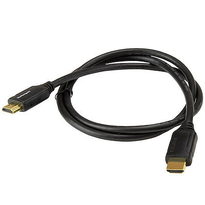 Cable Hdmi De 1 Metro Premium De Alta Velocidad Con Ethernet - 4k 60hz - 1m - Cable Hdmi Certificado Premium - Hdmi 2.0 - Startech.Com Modelo Hdmm1mp