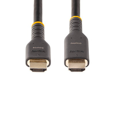 Cable Hdmi De 10 Metros Activo - Hdmi 2.0 4k 60hz Uhd - Resistente - Con Fibra De Aramida - Cable Hdmi De Alta Velocidad Con Ethernet - Startech.Com Modelo Rh2a-10m-Hdmi-Cable
