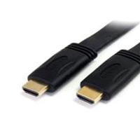 Cable Hdmi De 3 Metros Plano De Alta Velocidad Con Ethernet -2x Hdmi Macho - Ultra Hd 4k X 2k - Negro - Startech.Com Modelo Hdmimm10fl