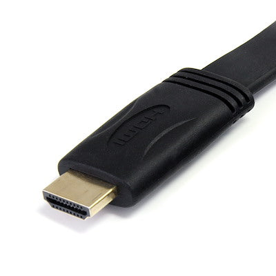 Cable Hdmi De 3 Metros Plano De Alta Velocidad Con Ethernet -2x Hdmi Macho - Ultra Hd 4k X 2k - Negro - Startech.Com Modelo Hdmimm10fl