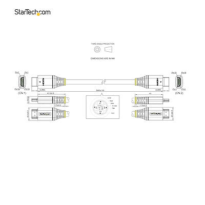 Cable Hdmi De 5 Metros - Hdmi 2.1 8k - Cable Hdmi Certificado De Ultra Alta Velocidad - 48gbps 8k 60hz 4k 120hz Hdr10+ Earc Ultra Hd - Startech.Com Modelo Hdmm21v5m