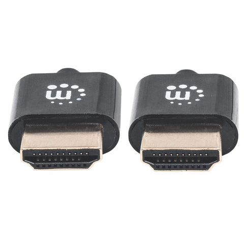 Cable Hdmi Manhattan 2.0 Ultradelgado Macho-Macho 3.0 Metros Bl 394376