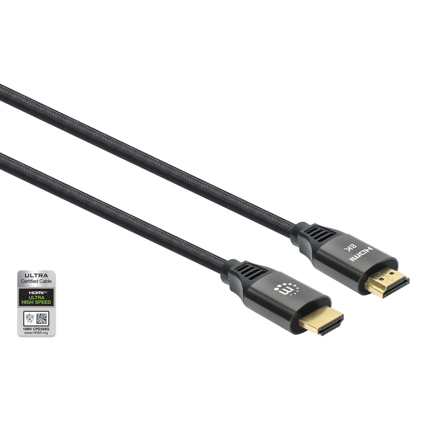 Cable Hdmi Manhattan 2.1 Textil M-M 3.0M, 8K@60Hz, 355957