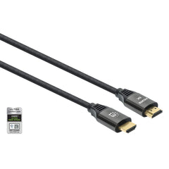 Cable Hdmi Manhattan 2.1 Textil M-M 3.0M, 8K@60Hz, 355957