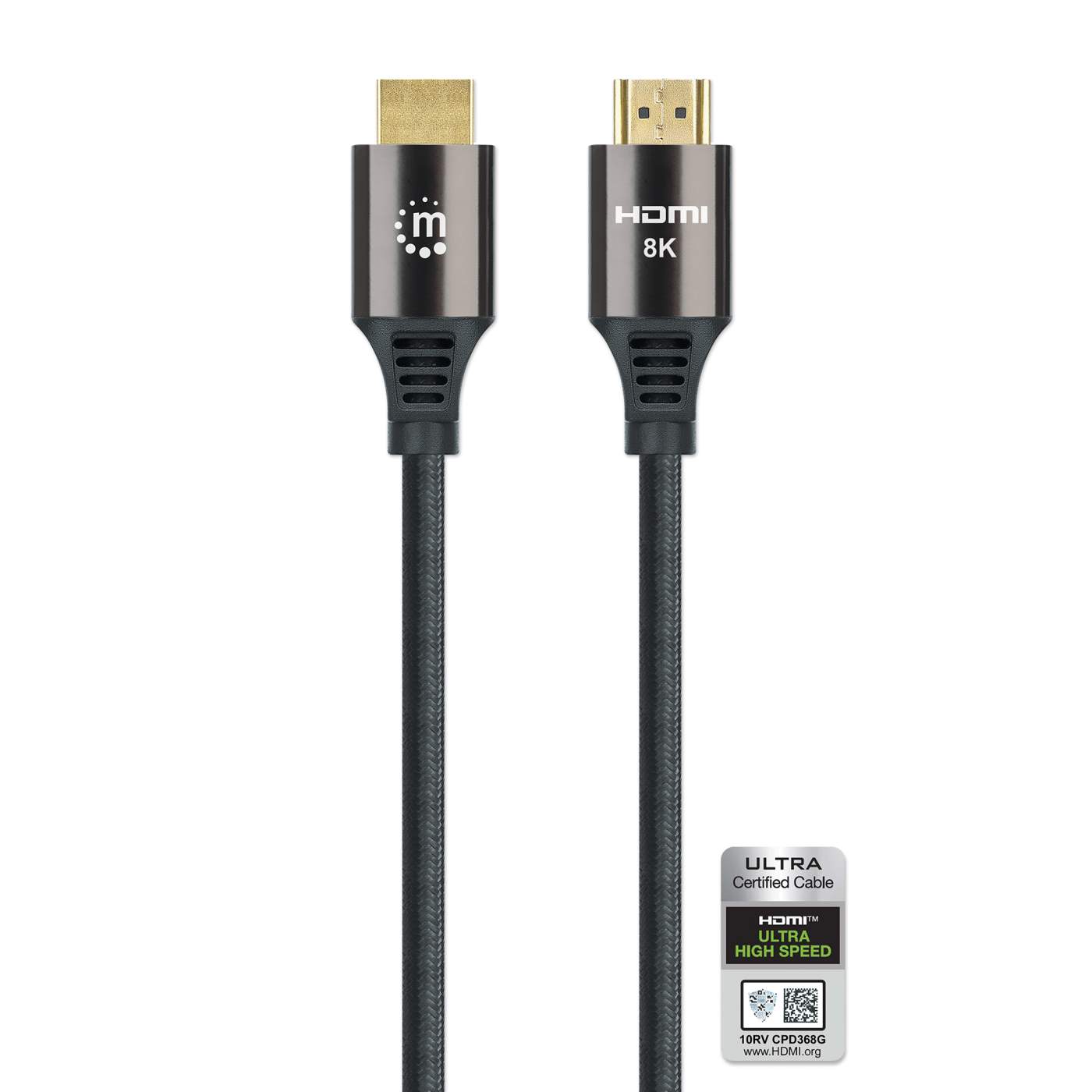 Cable Hdmi Manhattan 2.1 Textil M-M 3.0M, 8K@60Hz, 355957