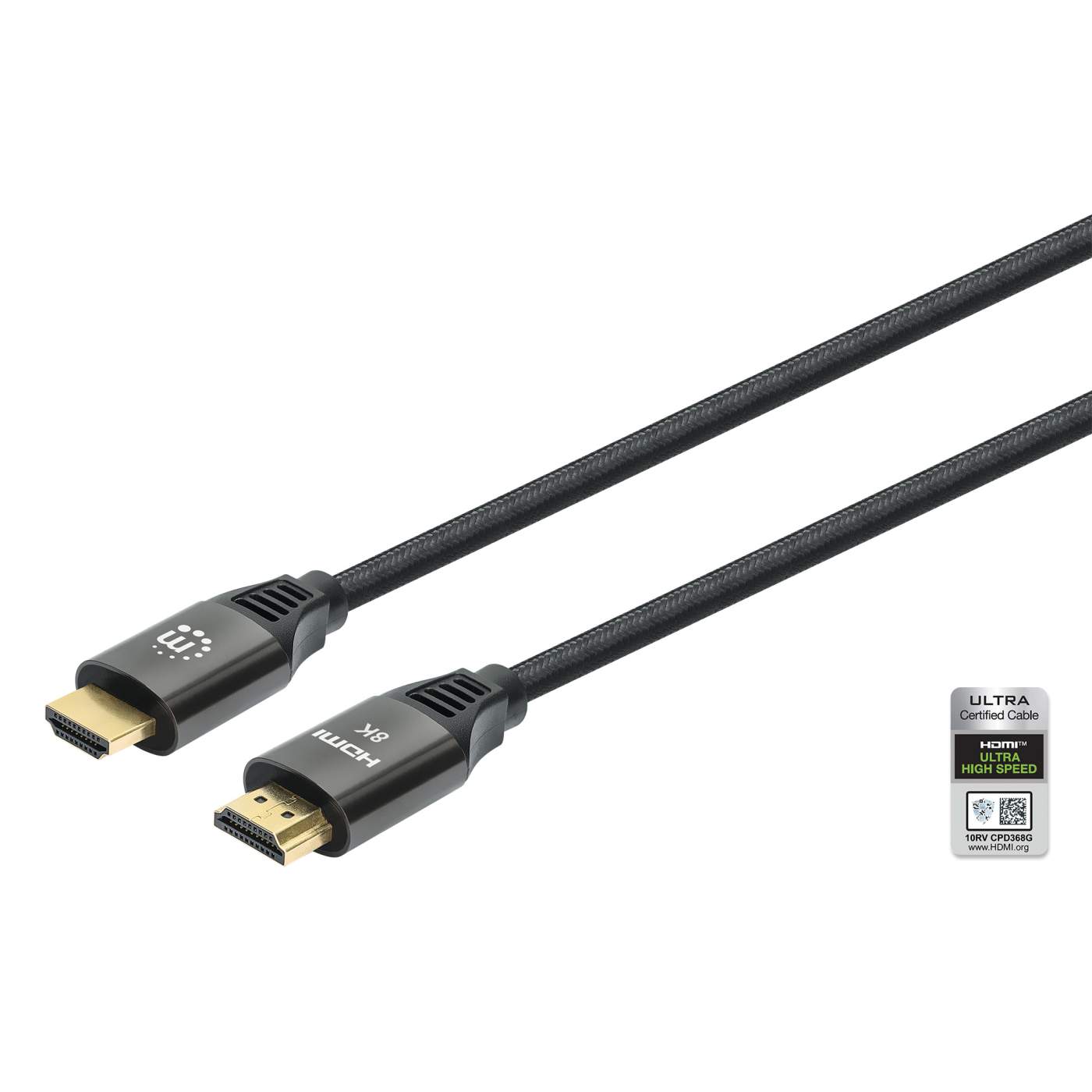 Cable Hdmi Manhattan 2.1 Textil M-M 3.0M, 8K@60Hz, 355957