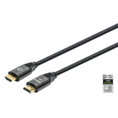 Cable Hdmi Manhattan 2.1 Textil M-M 3.0M, 8K@60Hz, 355957