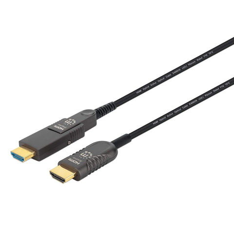 Cable Hdmi Manhattan Fibra Optica M-M 4K 30Mts 355193