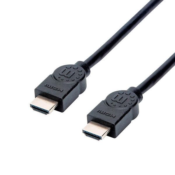 Cable Hdmi Negro Alta Velocidad Macho-Macho 4k Blindado 1.5 Metros Manhattan 355308