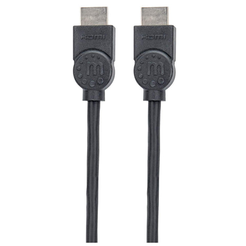 Cable Hdmi Negro Alta Velocidad Macho-Macho 4k Blindado 1.5 Metros Manhattan 355308