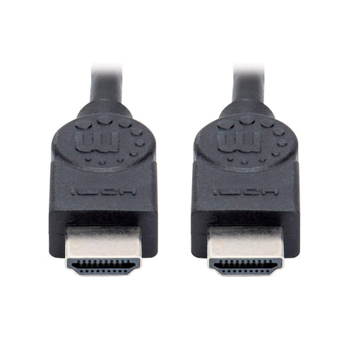 Cable Hdmi Negro Alta Velocidad Macho-Macho 4k Blindado 1.5 Metros Manhattan 355308