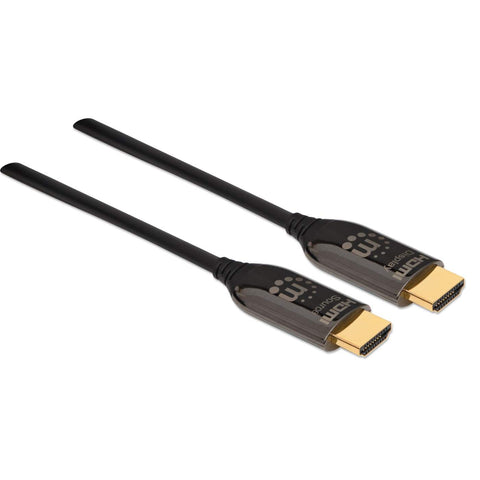 Cable Hdmi Optico Activo Plenum Macho-Macho 30 Metros Negro Manhattan 355438