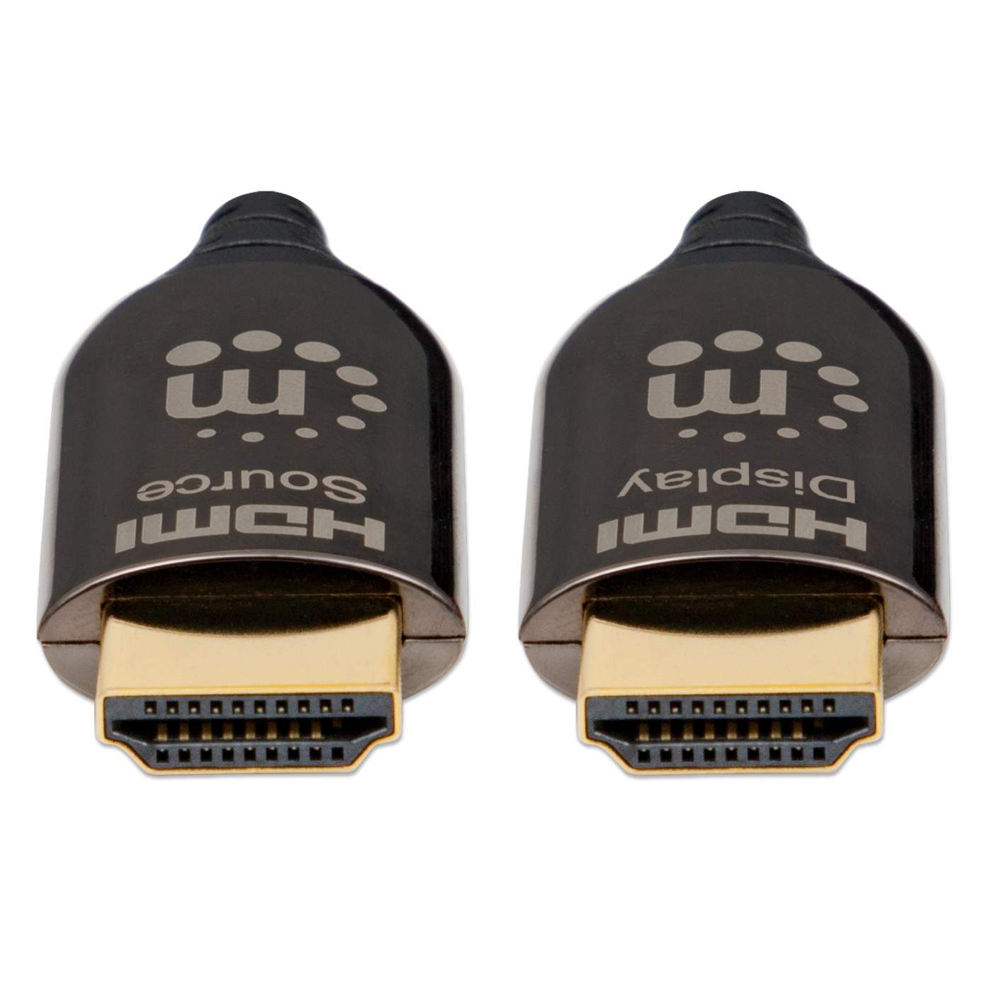 Cable Hdmi Optico Activo Plenum Macho-Macho 50 Macho Negro Manhattan 355445
