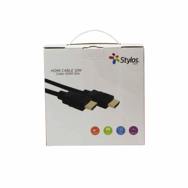 Cable Hdmi Stylos 10 Mts Circular Negro (Stachd12905018)