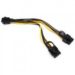 Cable Interno De Alimentacion Brobotix Adaptador Pci Express 6 Pines A 8 Pines Dual