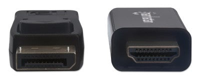 Cable Manhattan Displayport-Hdmi Macho-Macho 4ka60hz 1.0 Metros Negro 153195