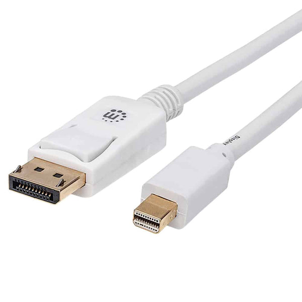 Cable Manhattan Displayport Mini 2.0 Metros Blanco 324748