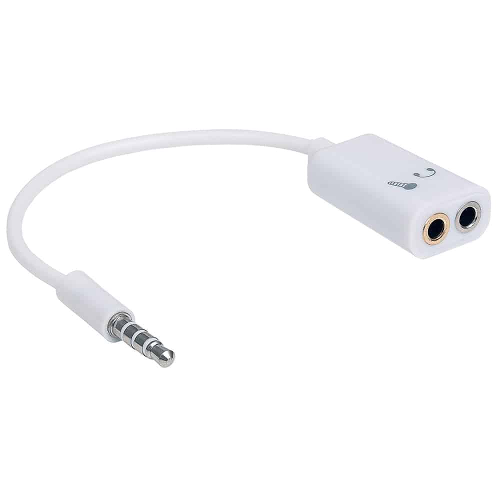 Cable Manhattan Estereo 3.5mm Macho A 2x3.5mm H 354561