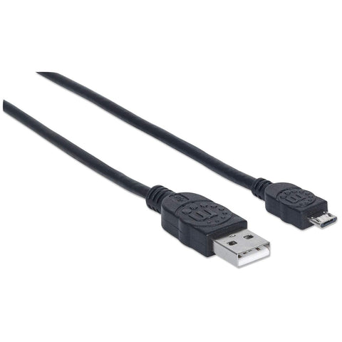 Cable Manhattan Usb 2.0 A - Micro B 3.0 Metros Negro Pvc 325684
