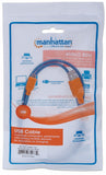 Cable Manhattan Usb V2 A-Micro B 1 Metros Textil Naranja Con Azul Blister 394024